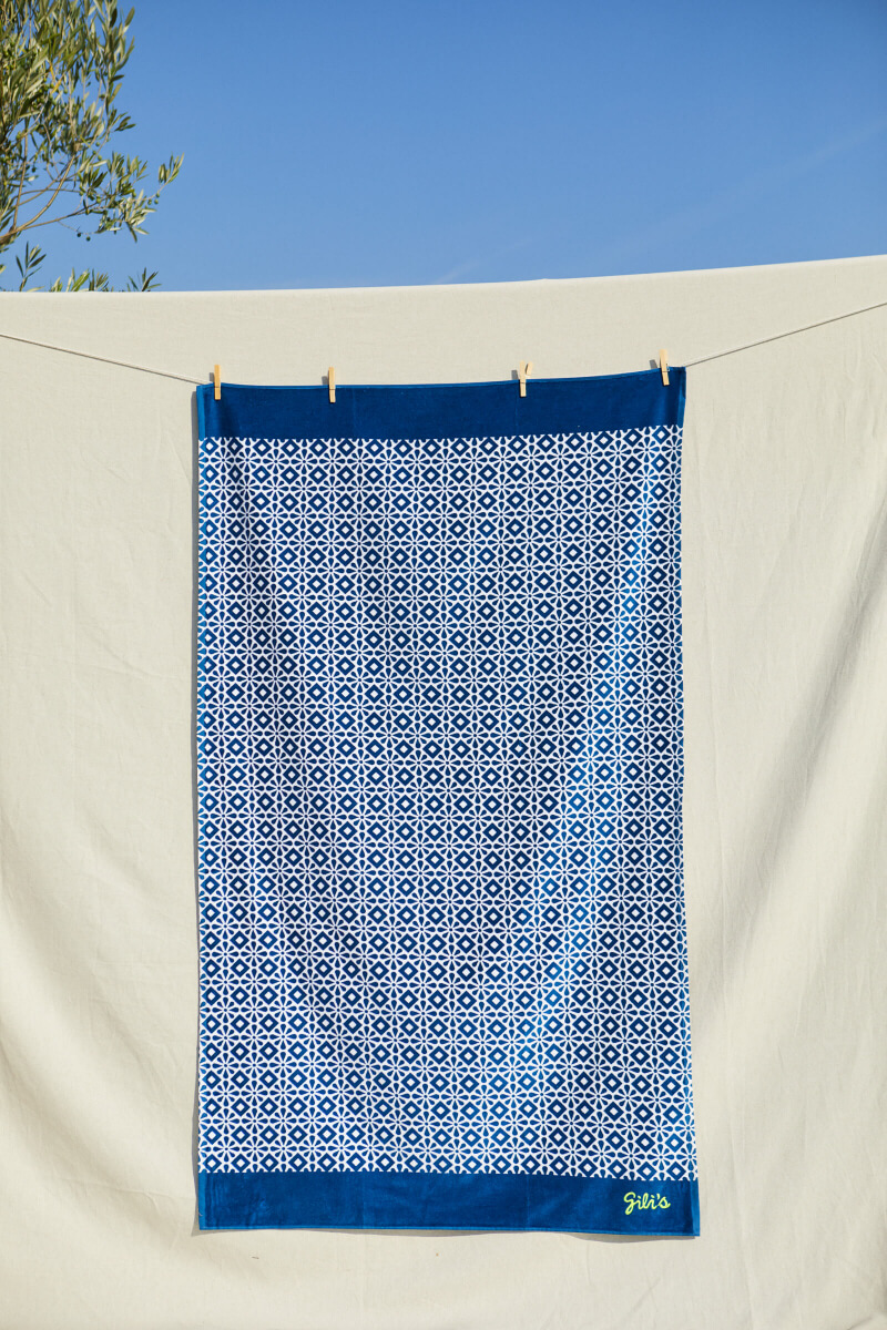 Azulejos beach towel