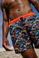 men's swimwear with ultra fast drying fabric Light Savannah