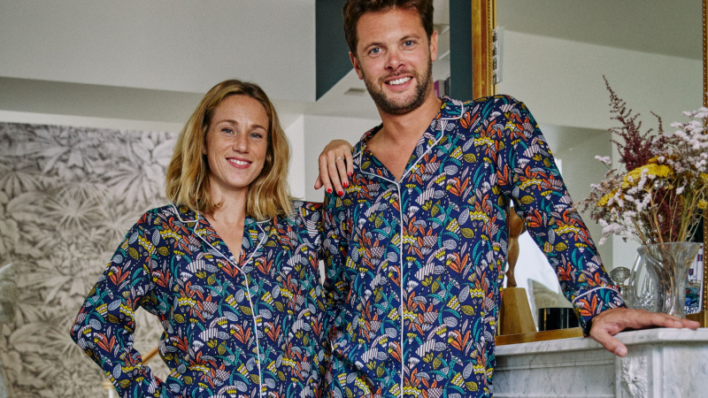 Matching pajamas for couples